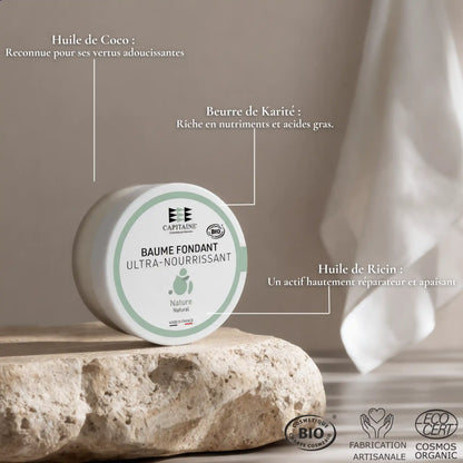 Baume Corps & Visage BIO Ultra-Nourrissant – Beurre de karité BIO  – Capitaine Cosmétiques – photo 4