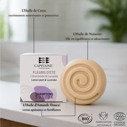 Shampoing solide « Fleurs d'Été »