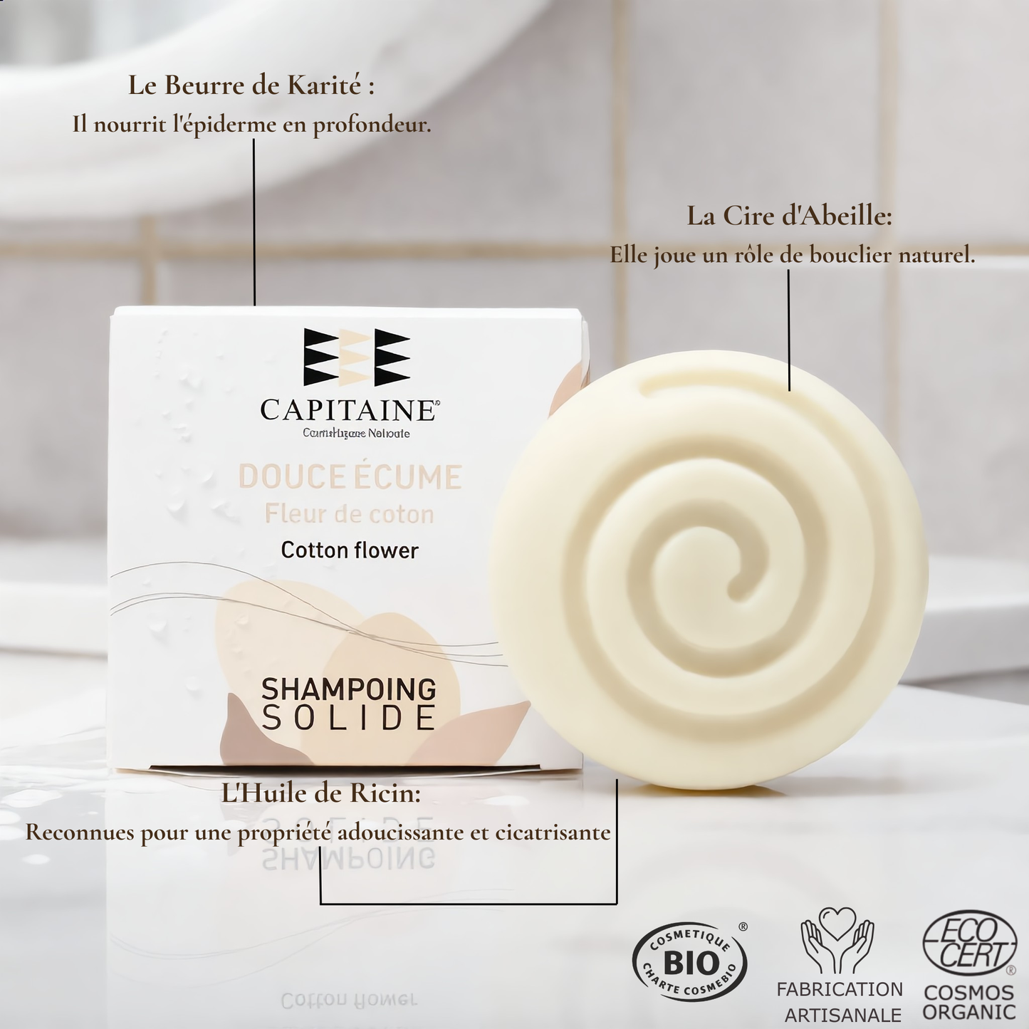 Shampoing solide "Douce Écume"