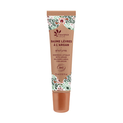 Texture fondante du baume lèvres à l'huile d'argan bio