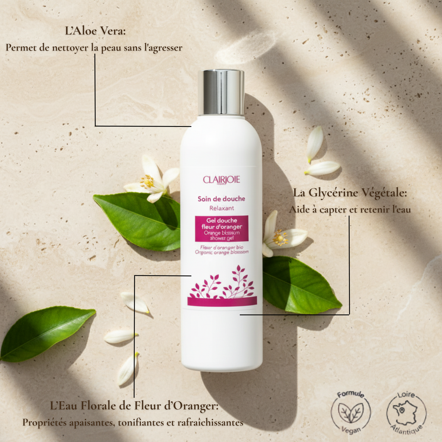 Gel douche Fleur d'oranger