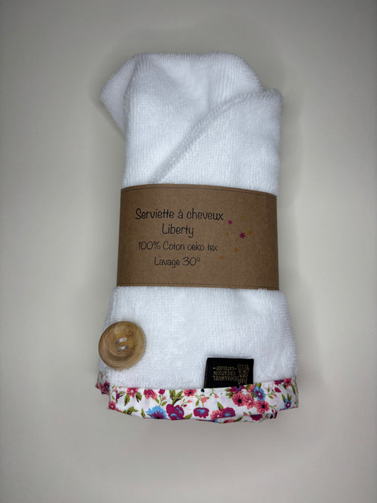 Serviette à cheveux, "Liberty",