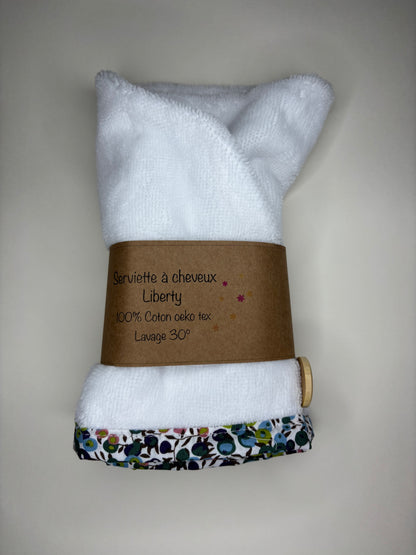Serviette à cheveux, "Liberty",