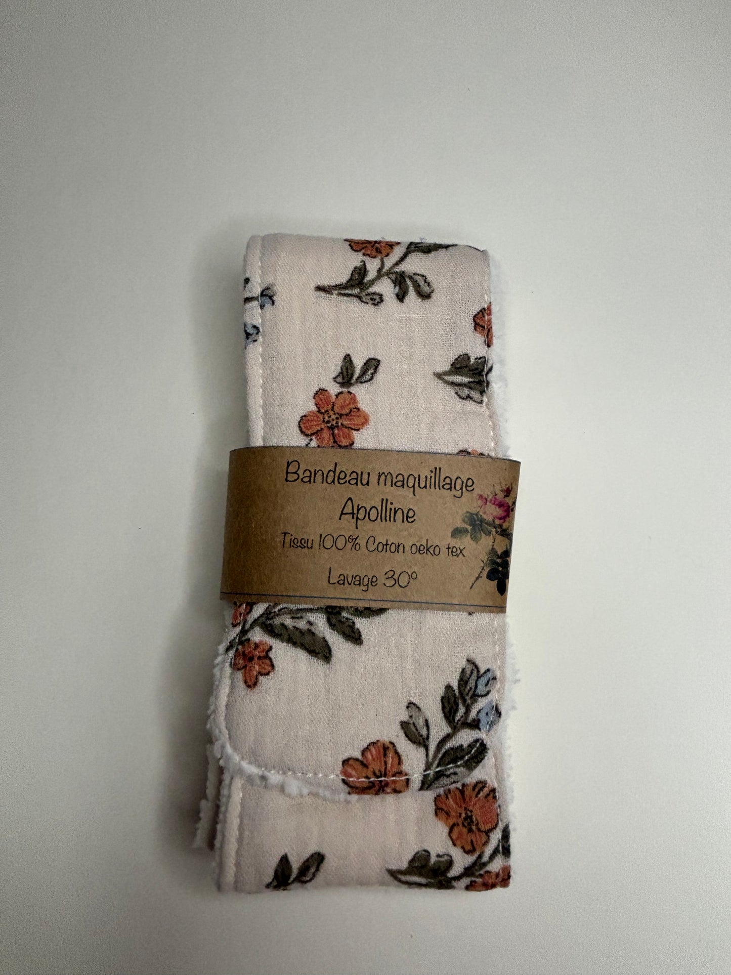 Bandeau à Maquillage / Soin – Imprimé "Apolline"