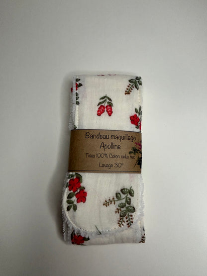 Bandeau à Maquillage / Soin – Imprimé "Apolline"