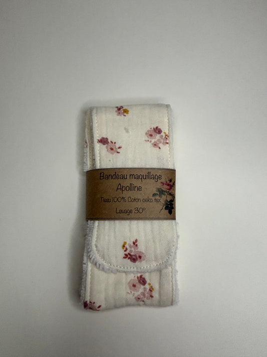 Bandeau à Maquillage / Soin – Imprimé "Apolline"