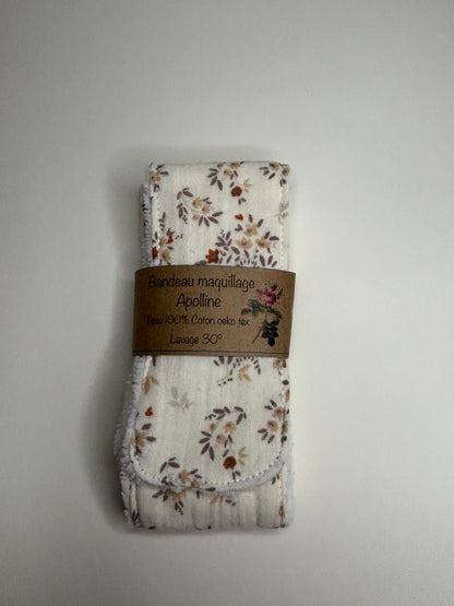 Bandeau à Maquillage / Soin – Imprimé "Apolline"