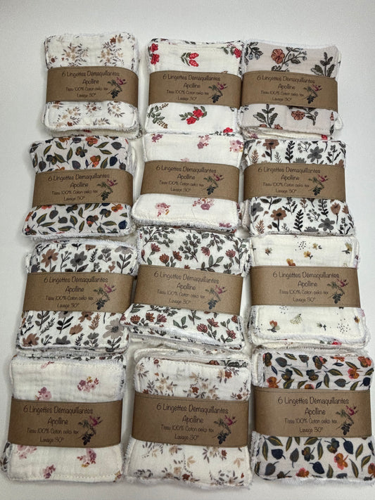 Lingettes Démaquillantes Lavables & Réutilisables