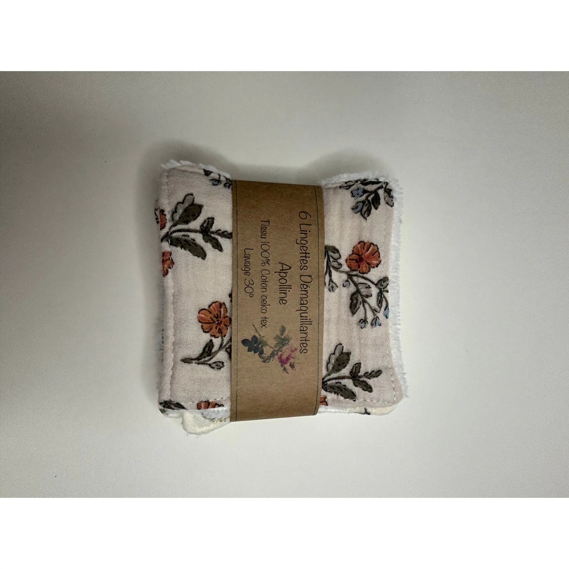 Lingettes Démaquillantes Lavables & Réutilisables – Face éponge ou velours ultra-doux  – Emmanuel Création – photo 3