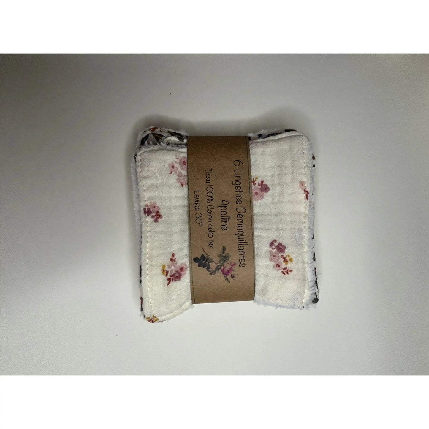 Lingettes Démaquillantes Lavables & Réutilisables – Face éponge ou velours ultra-doux  – Emmanuel Création – photo 2