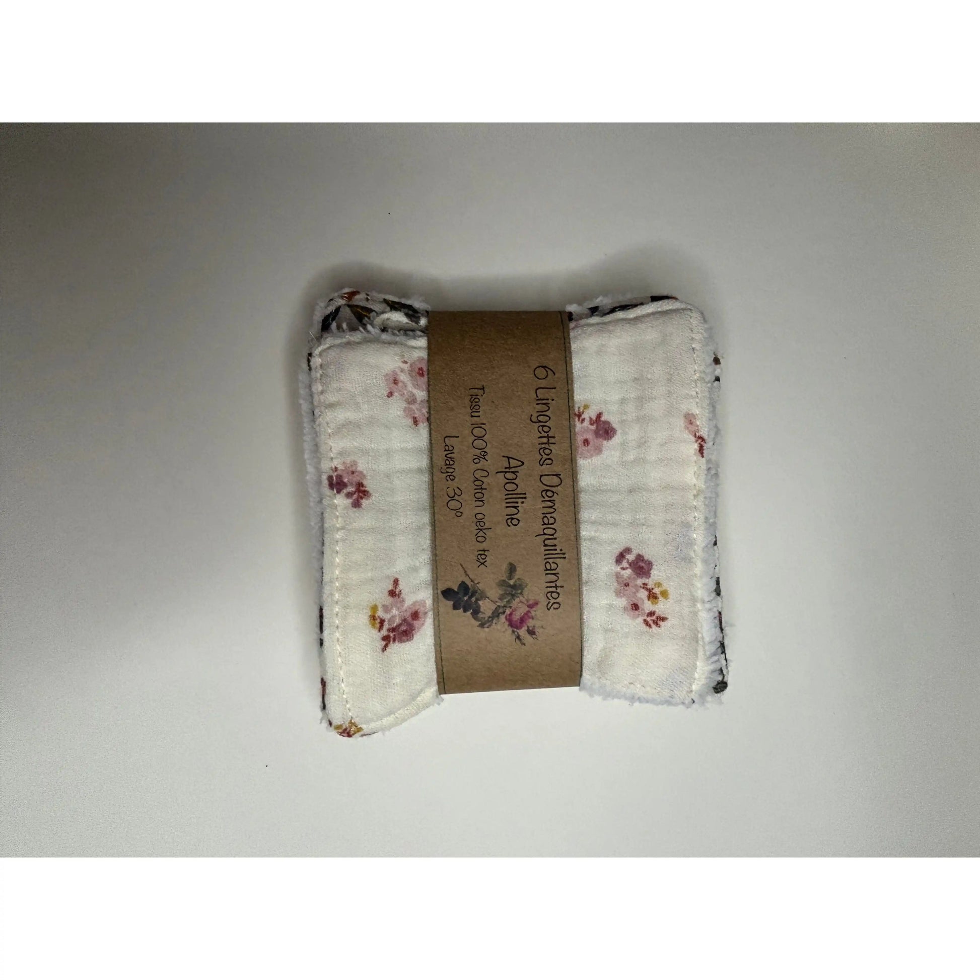 Lingettes Démaquillantes Lavables & Réutilisables – Face éponge ou velours ultra-doux  – Emmanuel Création – photo 2