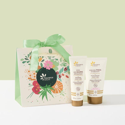 Sac duo beauté mains et pieds à la gelée royale bio Fleurance Nature